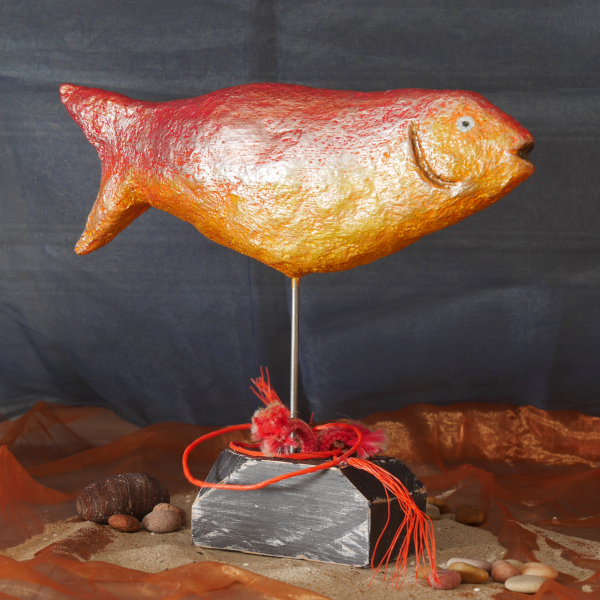 Fisch-Objekt rot
