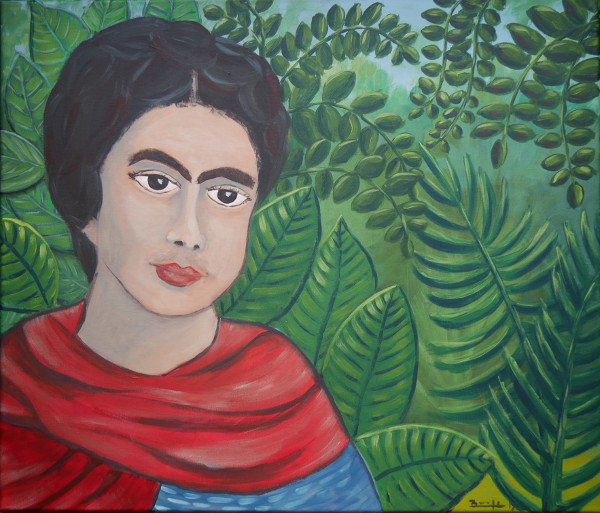 "Frida", Acryl auf Leinwand, 60 x 80 cm